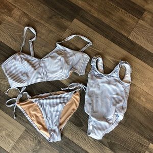 Momma & baby matching bathing suits